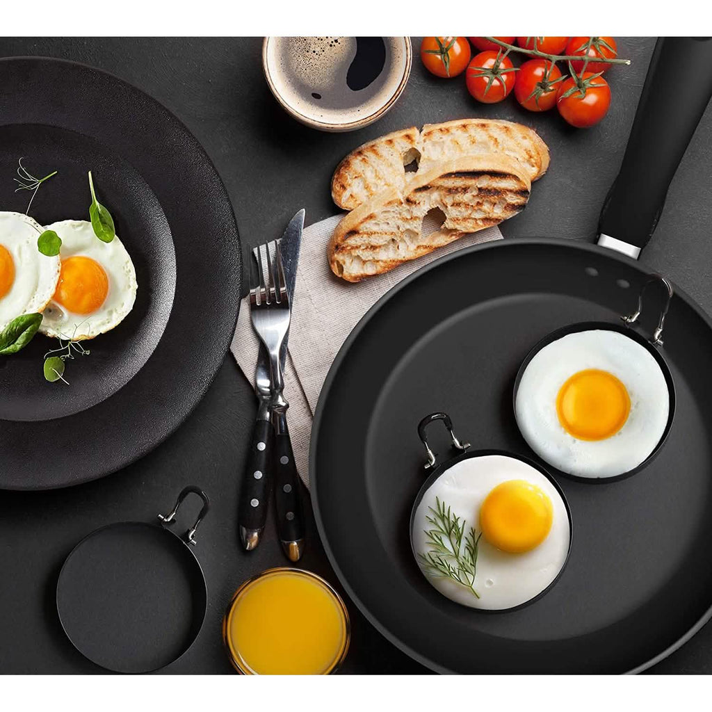 4-Pack: Stainless Steel Egg Cooking Ring